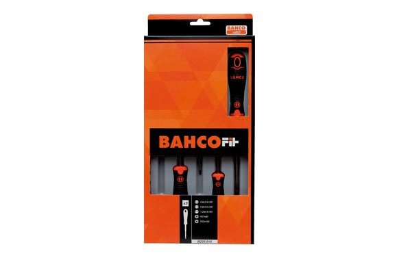 DESTORNILLADOR JUEGO 6 PIEZAS BAHCOFITPL/RECTA/PH