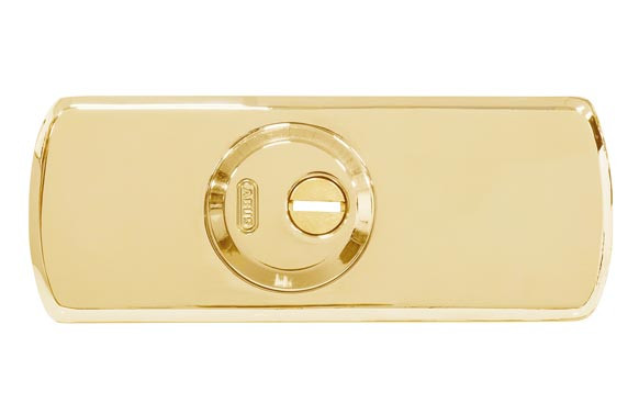 ESCUDO ALTA SEGURIDAD70 MM LATON PULIDO