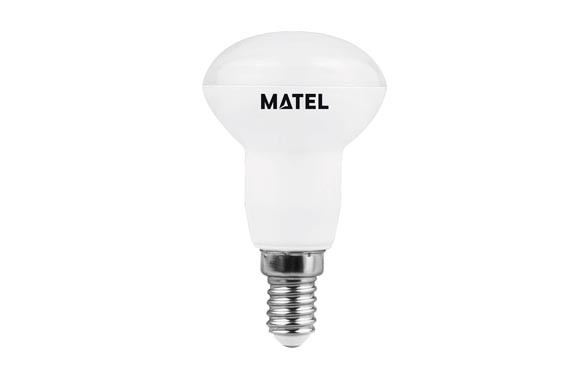 BOMBILLA LED REFLECTORA 50 MM E27 6 W550 LM CALIDA