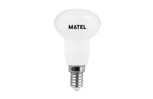 BOMBILLA LED REFLECTORA 50 MM E27 6 W600 LM FRIA