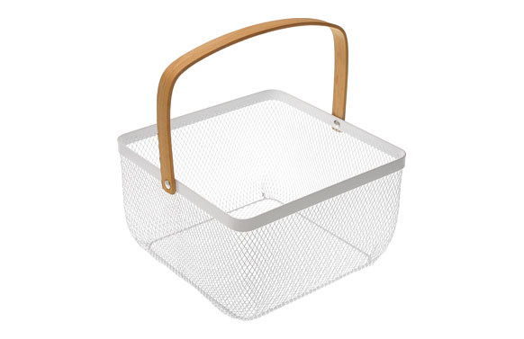 CESTA MULTIUSO/FRUTERO ASA BLANCA