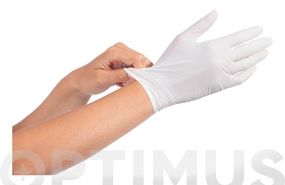 GUANTE DESECHABLE LATEX CON POLVO (100 UDS)TALLA - G