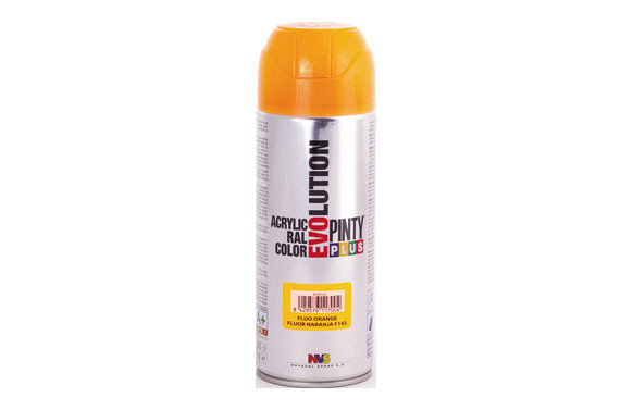 PINTURA SPRAY ACRILICA FLUORESCENTE 520 CCF143 NARANJA