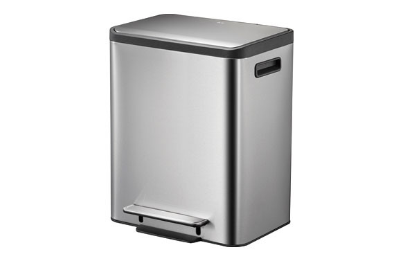 CUBO RECICLAJE METALICO ECOCASA15+15 L-MATE