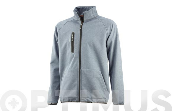 CHAQUETA CORTAVIENTOS \"COSMOS\" TALLA L - GRIS AZULADO
