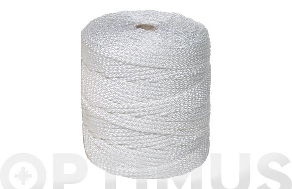 CUERDA PA TRENZADA 6 MM100 MT TR8 BLANCO