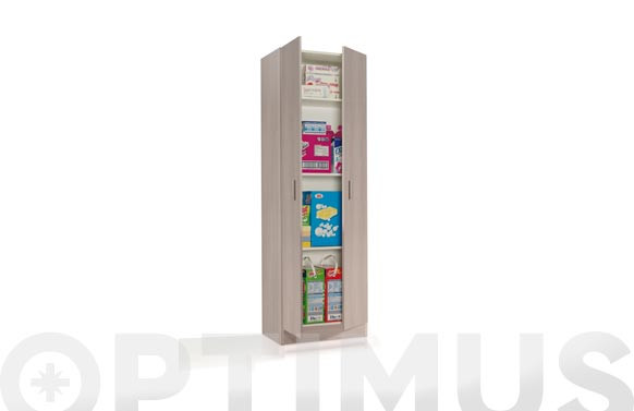 ARMARIO MULTIUSOS 2 PUERTAS ROBLE180 X 58,5 X 37 CM
