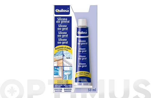 SILICONA ORBASIL DOMESTICOTUBO 50 ML TRANSPARENTE
