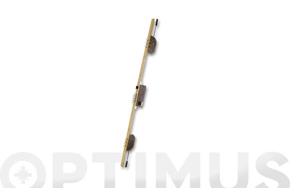 CERRADURA SEGURIDAD EMBUTIR 3 PUNTOS2000B-3/50-DS15/60 LARGO 45 MM ESMALTADA ORO