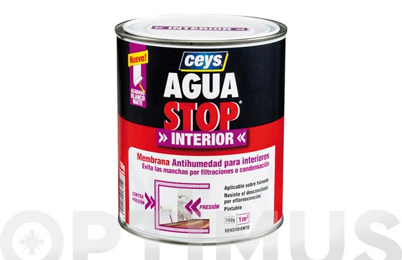 IMPERMEABILIZANTE AGUASTOP INTERIOR750ML