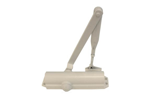 CIERRAPUERTAS DC120 BRAZO ARTICULADOCON RETENCION COLOR BLANCO