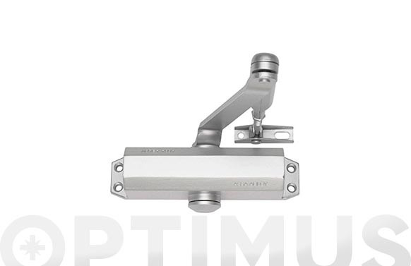 CIERRAPUERTAS DC120 BRAZO ARTICULADOSIN RETENCION COLOR PLATA