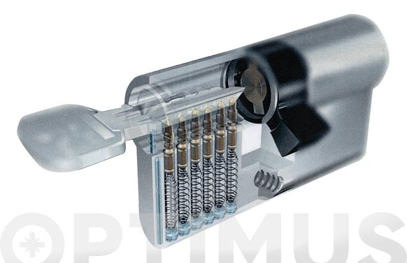 CILINDRO DOBLE EMBRAGUE LATON LLAVE PUNTOS30-40