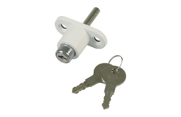 CERRADURA VENTANA CORREDERA53X23 MM BLANCO EXPOSI