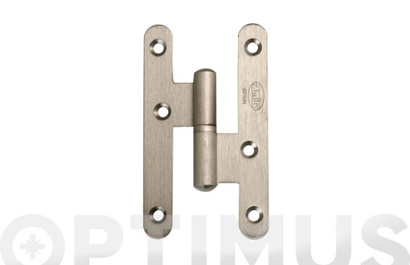 PERNIO REDONDO SIN REMATE MOD.40595X52X2,3 MM LATON CROMO DERECHA