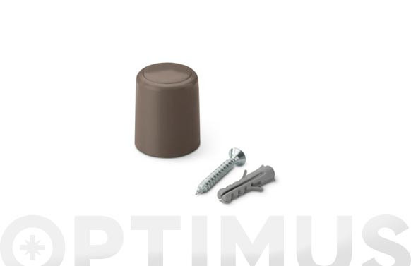 TOPE PUERTA CON TORNILLO (BL 2U)MARRON