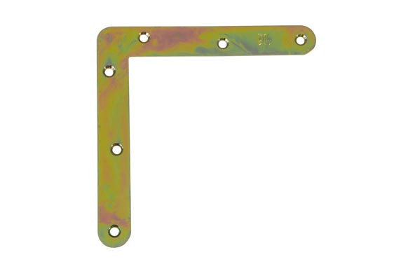 ESCUADRA ACERO PLANA DE REFUERZO MODELO 2 80X80MM BICROMATADO 8413023073494