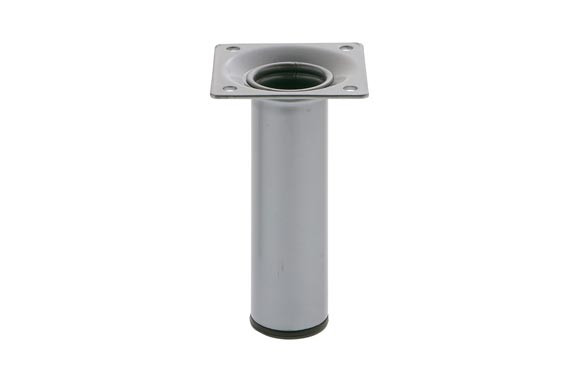 PATA PARA MESA REDONDA MODELO 4 30X100 MM ACERO PLATA