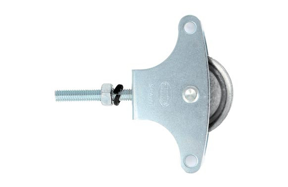 POLEA TENDEDERO CON TORNILLO ZINCADA MODELO 3M6 Ø39X40MM ROLDANA METALICCA