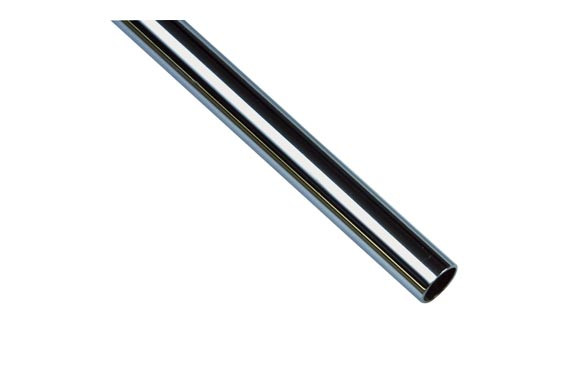 TUBO ARMARIO REDONDO ACERO MODELO 5 Ø12MMX2M CROMADO BRILLO 8413023186958