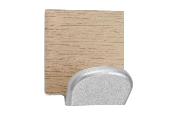 COLGADOR ADHESIVO 1 GANCHO ACERO INOXIDABLE 2078ARCE/CROMO MATE 2 UDS