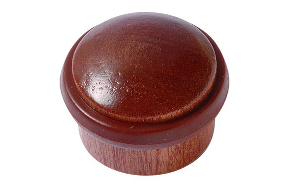 TOPE DE PUERTA CON TORNILLO CILINDRICOMADERA SAPELI