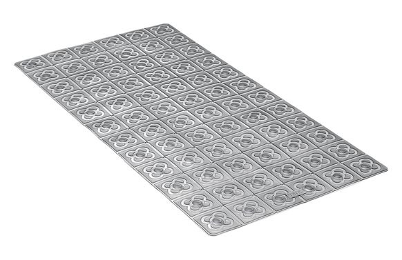 ALFOMBRA BAÑO ANTIDESLIZANTE CON VENTOSAS BCN36X70 ANTRACITA