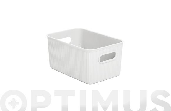 CESTA ORDENACION BAOBAB BLANCO18,1X27.2X13CM