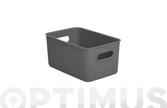 CESTA ORDENACION BAOBAB ANTRACITA18,1X27,2X13CM