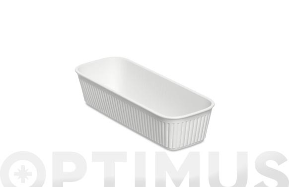 CESTA ORDENACION BAOBAB BLANCO9X24X5,5CM