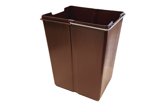 CUBO RECAMBIO CONTENEDOR ECOLOGICO MARRON 14 L