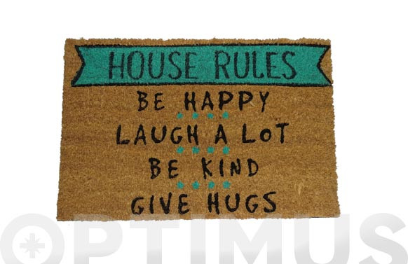 FELPUDO COCO 40X60 CMHOUSE RULES