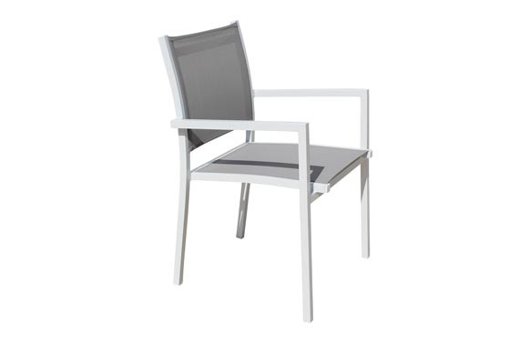 SILLON ALUMINIO TEXTILENE BLANCOLIGHT