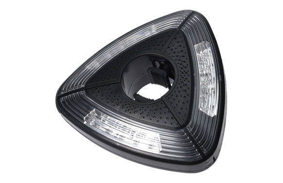 LUZ LED PARA MASTIL DE PARASOL 38-48MMTRIANGULAR 19CM