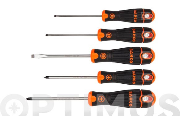 DESTORNILLADOR BAHCOFIT JUEGO 5 PIEZAS2XPR-1XPL-2XPH