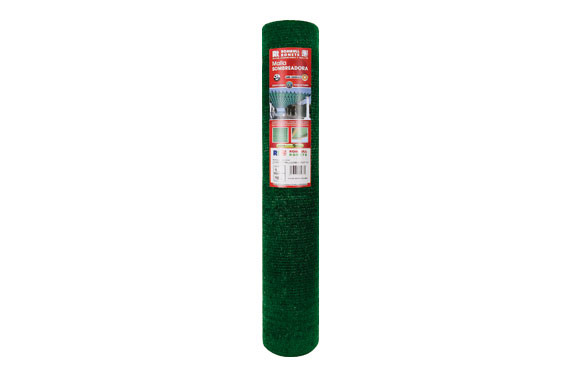 MALLA OCULTACION PE/RF 80%2 X 10 M VERDE OSCURO