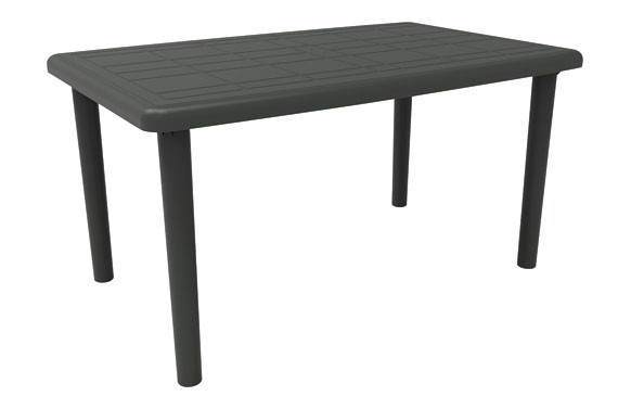 MESA RECTANGULAR 140X90 CMOLOT GRIS ANTRACITA