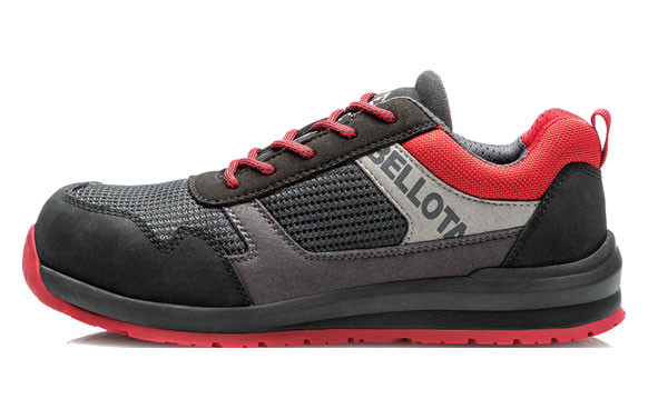 ZAPATO STREET NEGRO - ROJO S1PTALLA 36