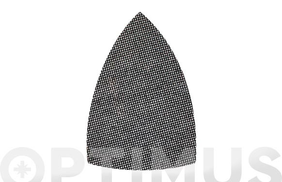 LIJA TRIANGULAR MALLA VELCRO 147X147X100 MM (10 U)GRANO 60