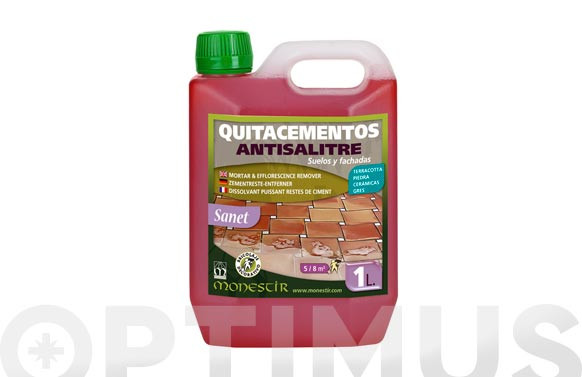 LIMPIADOR SUELOS QUITACEMENTO ANTISALITRE SANET 1L