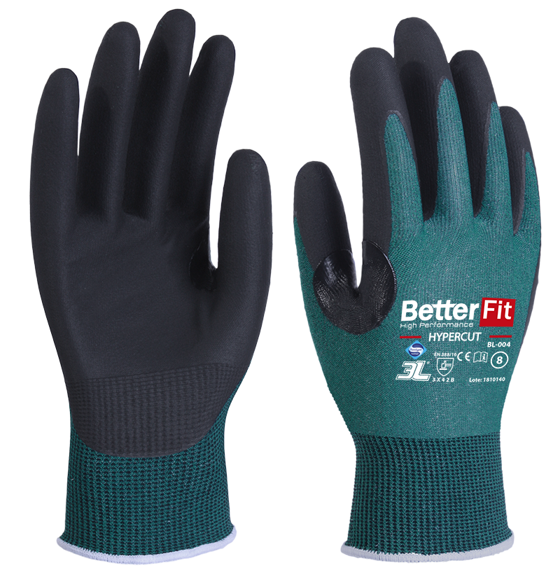 GUANTE BETTER FIT HYPERCUT CON REFUERZO PROTECCIONTALLA 8 NITRILO EN PALMA