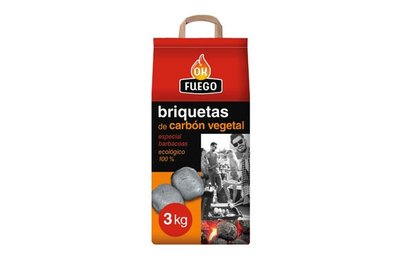 BRIQUETAS CARBON VEGETAL3 KG