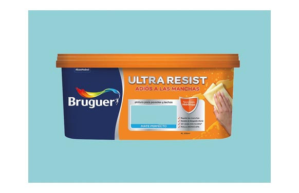 PINTURA PLASTICA INTERIOR ULTRARESIST4L AZUL TURQUESA