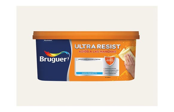 PINTURA PLASTICA INTERIOR ULTRARESIST4L BLANCO LIENZO