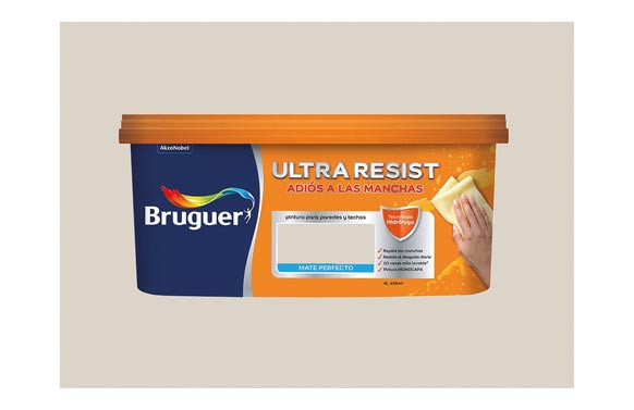 PINTURA PLASTICA INTERIOR ULTRARESIST4L MARRON CREMOSO