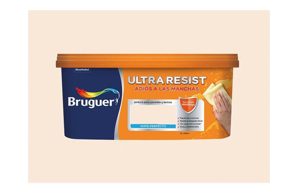 PINTURA PLASTICA INTERIOR ULTRARESIST4L NARANJA SUTIL