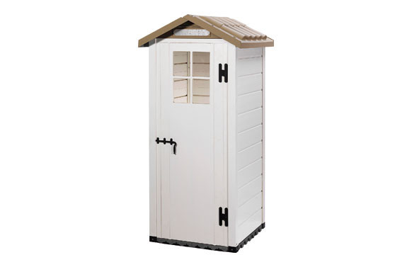 CASETA RESINA TUSCANY EVO 801 PUERTA BEIG / TAUPE