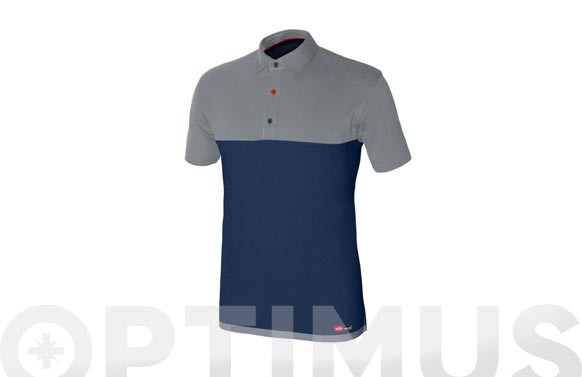 POLO STRETCH AZUL/GRISTALLA XL