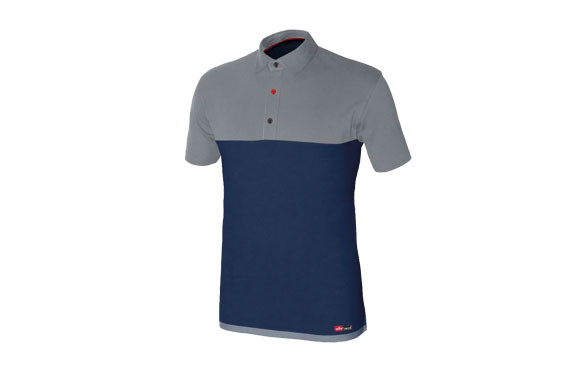 POLO STRETCH AZUL/GRISTALLA S