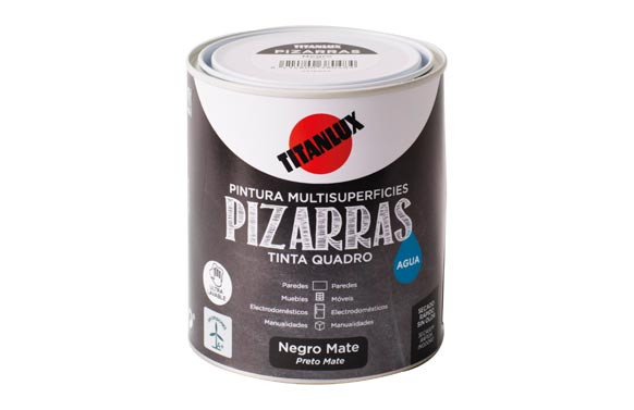 ESMALTE PIZARRAS AL AGUA 750ML NEGRO